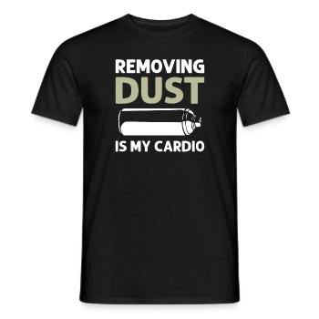 Body painter enlève la rouille est mon cardio. - T-shirt homme - noir - Devant - AI Model Male 178 light (178cm)