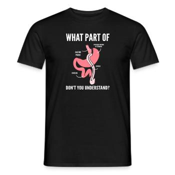 Welchen Teil Von ... Verstehst Du Nicht? - Männer T-Shirt - Schwarz - Vorne - AI Model Male 178 light (178cm)
