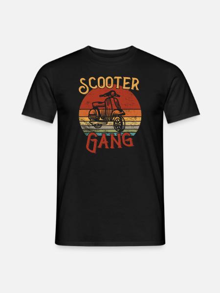 Scooter Gang / Moped - Men's T-Shirt - black