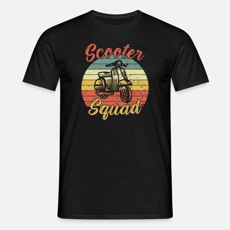 Scooter Squad / Moped - Men's T-Shirt - black