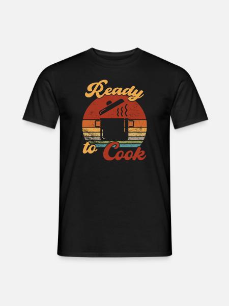 Ready to Cook / Kochen - Men's T-Shirt - black