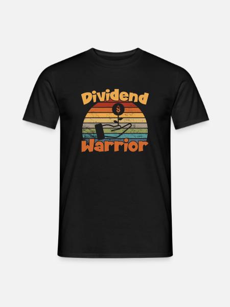 Dividend Warrior / Stocks - Men's T-Shirt - black