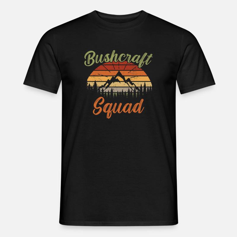 Bushcraft Squad / Bushcraft - Men’s T-shirt - black