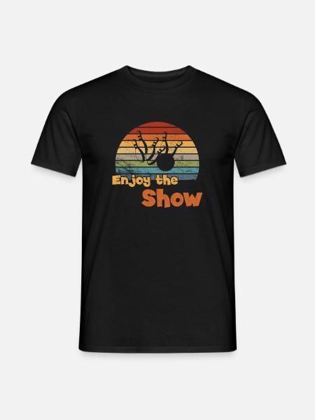 Profitez du spectacle / Bowling - T-shirt homme - noir