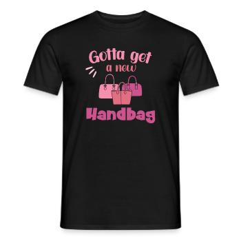 Gotta get a new Handbag - Männer T-Shirt - Schwarz - Vorne - AI Model Male 178 light (178cm)