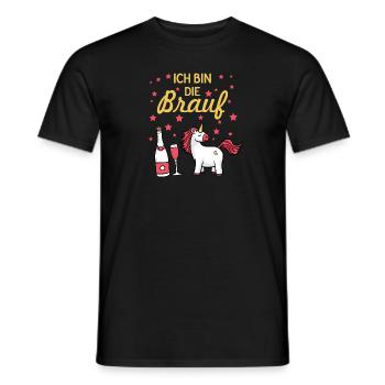 Braut Geschenk Hochzeit Ehe - Männer T-Shirt - Schwarz - Vorne - AI Model Male 178 light (178cm)