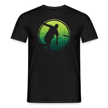Disc Golf Players Disc Golf Disc Golf Players - T-shirt homme - noir - Devant - AI Model Male 178 light (178cm)
