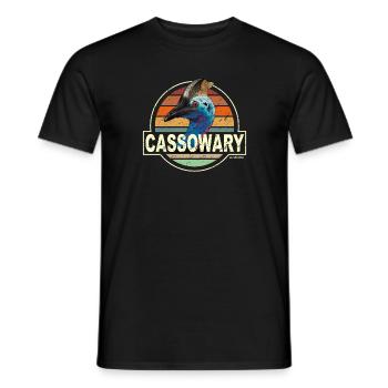 CASSOWARY France - T-shirt homme - noir - Devant - AI Model Male 178 light (178cm)