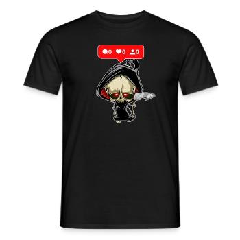 The Grim Reaper n'a aucun ami suiveur aime - T-shirt homme - noir - Devant - AI Model Male 178 light (178cm)
