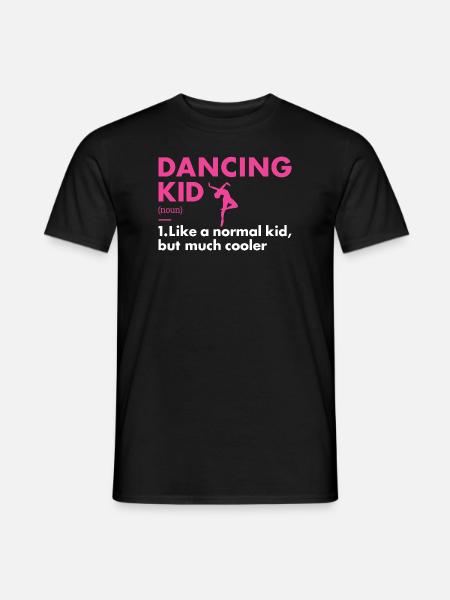 Dancer Kid Definition Dancing - Men's T-Shirt - black