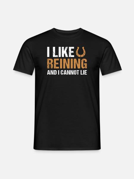 Reiner I Like Reining - Men's T-Shirt - black