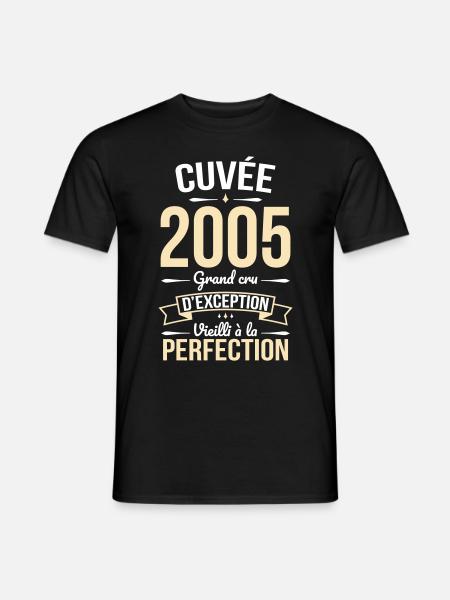 20th Anniversary - 2005 - Humour Gift - Men's T-Shirt - black