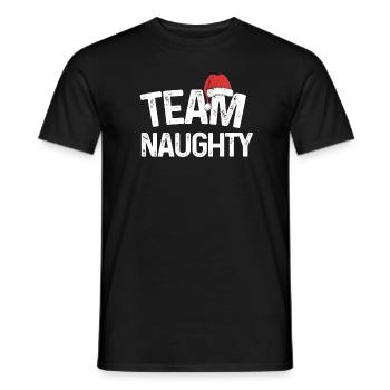 Team Frech passende Weihnachtspaare Kostüm Te - Männer T-Shirt - Schwarz - Vorne - AI Model Male 178 light (178cm)