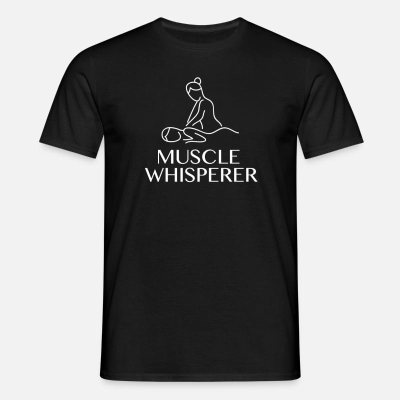 Muscle Whisperer - Men's T-Shirt - black