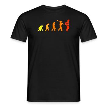Firefighters Evolution - Firefighter Firefighter - Men's T-Shirt - black - Front - AI Model Male 178 light (178cm)