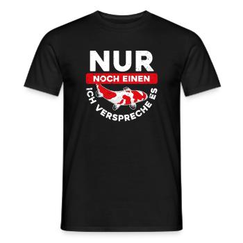 Koi Fan - Nur Noch Ein Koi Ich Verspreche es - Ges - Männer T-Shirt - Schwarz - Vorne - AI Model Male 178 light (178cm)