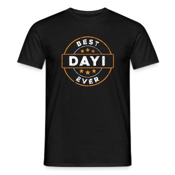 Best Dayi Ever Turkish Uncle Retro Gift TS - Men's T-Shirt - black - Front - AI Model Male 178 light (178cm)