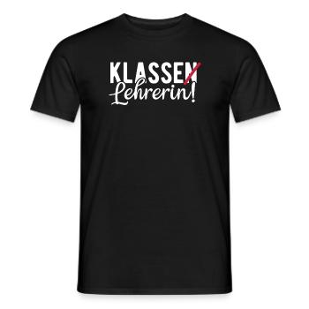 Abschied Geschenk für Klassenlehrerin mit dem Klas - Männer T-Shirt - Schwarz - Vorne - AI Model Male 178 light (178cm)