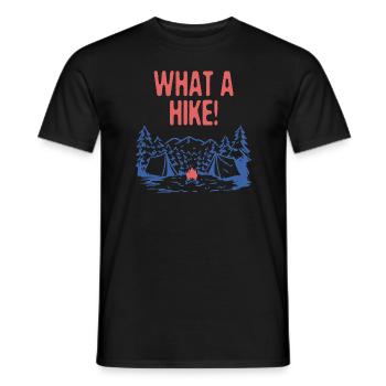 Quelle randonnée Randonnée Randonnée Randonnée Montagne Sommet Faune - T-shirt homme - noir - Devant - AI Model Male 178 light (178cm)