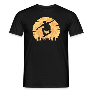 Skater Skateboarder Design Skateboard Skaten - Männer T-Shirt - Schwarz - Vorne - AI Model Male 178 light (178cm)