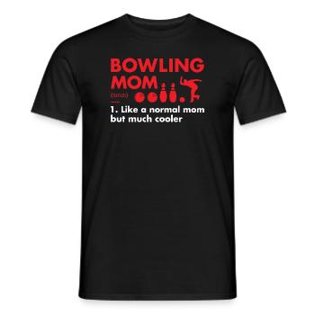 Sport Maman Définition Bowling - T-shirt homme - noir - Devant - AI Model Male 178 light (178cm)