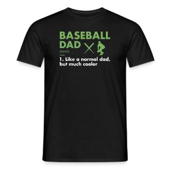 Sport Dad Définition Baseball - T-shirt homme - noir - Devant - AI Model Male 178 light (178cm)
