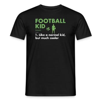 Sport Kid Définition Football - T-shirt homme - noir - Devant - AI Model Male 178 light (178cm)