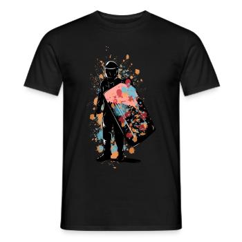 Couleurs Riot - T-shirt homme - noir - Devant - AI Model Male 178 light (178cm)