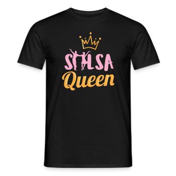 Salsa Dancing Salsa Queen Salsa Idée cadeau d’anniversaire - T-shirt homme - noir - Devant - AI Model Male 178 light (178cm)