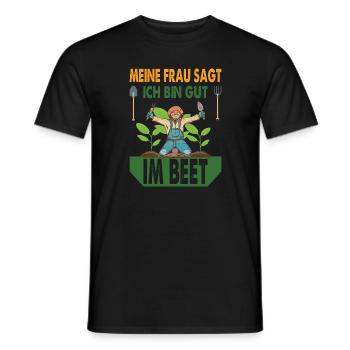Gärtner Garten Gartenarbeit Lustiger Spruch - Männer T-Shirt - Schwarz - Vorne - AI Model Male 178 light (178cm)