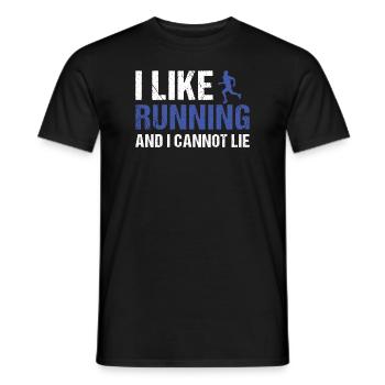 Sport J’aime courir - T-shirt homme - noir - Devant - AI Model Male 178 light (178cm)