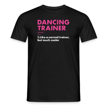 Danseur Formateur Définition Danse - T-shirt homme - noir - Devant - AI Model Male 178 light (178cm)