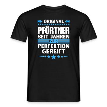Gatekeeper matured to perfection - Men's T-Shirt - black - Front - AI Model Male 178 light (178cm)