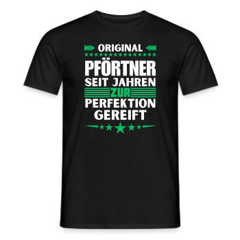 Gatekeeper matured to perfection - Men's T-Shirt - black - Front - AI Model Male 178 light (178cm)