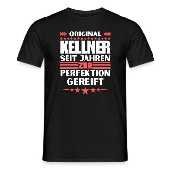 Les serveurs ont mûri à la perfection - T-shirt homme - noir - Devant - AI Model Male 178 light (178cm)