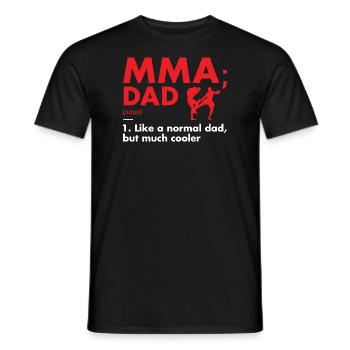 Sport Dad Definition MMA - Männer T-Shirt - Schwarz - Vorne - AI Model Male 178 light (178cm)