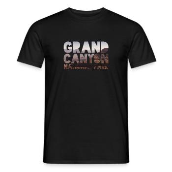 Grand Canyon Nationalpark - Männer T-Shirt - Schwarz - Vorne - AI Model Male 178 light (178cm)