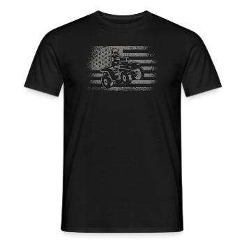 ATV Driver USA Design Offroad Quad Bike Quad Bike - Men's T-Shirt - black - Front - AI Model Male 178 light (178cm)