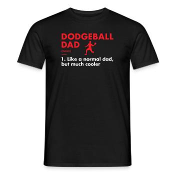 Sport Dad Définition Dodgeball - T-shirt homme - noir - Devant - AI Model Male 178 light (178cm)