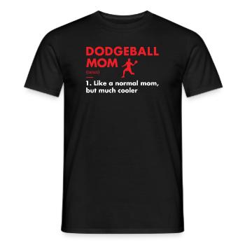 Sport Mom Définition Dodgeball - T-shirt homme - noir - Devant - AI Model Male 178 light (178cm)