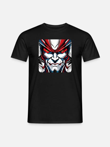 Cool Superhero Face Comic - T-shirt homme - noir
