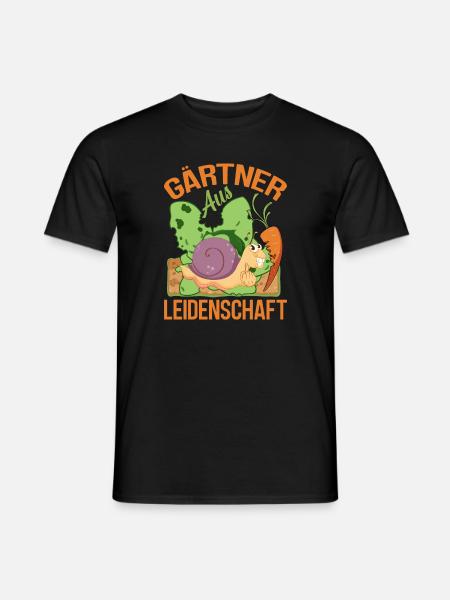 Gärtner aus Leidenschaft Gärtner Geschenk Lustig - Männer T-Shirt - Schwarz
