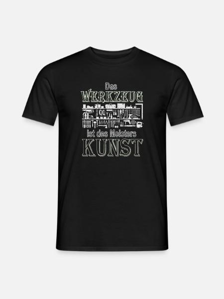 Das Werkzeug ist des Meisters Kunst - Männer T-Shirt - Schwarz