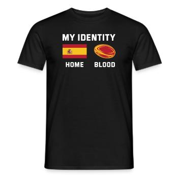 My Identity Spain Rugby - Men's T-Shirt - black - Front - AI Model Male 178 light (178cm)