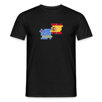 Aruba Espagne Drapeau Espagnol Aruban - T-shirt homme - noir - Devant - AI Model Male 178 light (178cm)