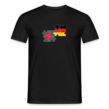 Bangladesh Allemagne Drapeau Bangladeshis - T-shirt homme - noir - Devant - AI Model Male 178 light (178cm)