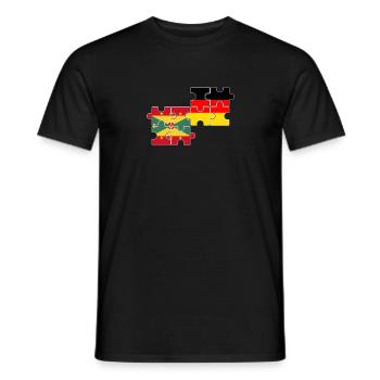 Grenade Allemagne Drapeau Grenades allemands - T-shirt homme - noir - Devant - AI Model Male 178 light (178cm)