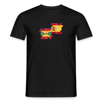 Grenade Espagne Flag Grenade espagnole - T-shirt homme - noir - Devant - AI Model Male 178 light (178cm)