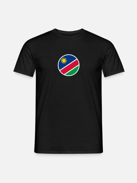 Namibia Namibian flag Namibian - Men's T-Shirt - black