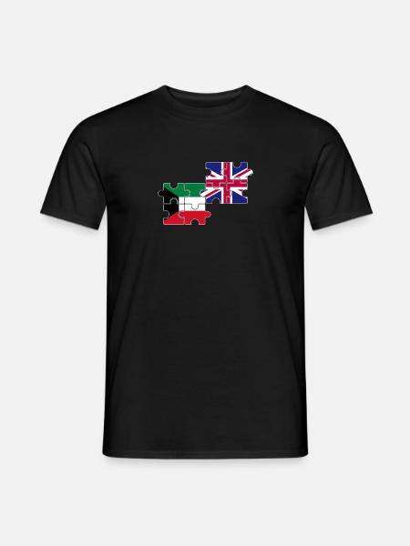 Kuwait UK Flag British Kuwaiti - Men's T-Shirt - black